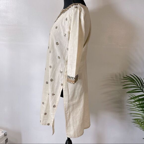 Taruni Indian Style Tunic Dress Sz M - Picture 2 of 16
